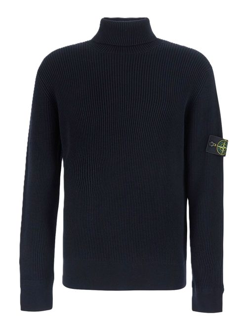 Stone Island roundneck pullover navy Stone Island | L2S15 5100052 S00C2V0020 NAVY BLUE